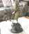Very elegant and tall 19th century bronze rooster signed “Comolera” with “Societe des bronzes de Paris” stamp, circa 1870....