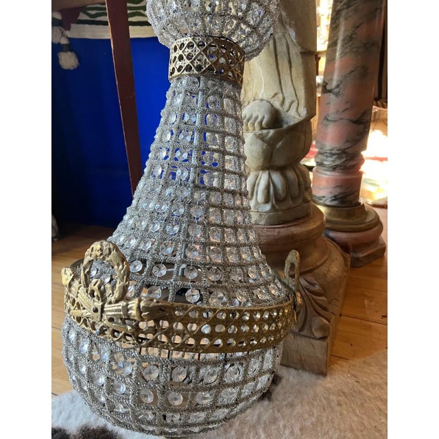 1970s Pair of Peek a Boo Medium Chandeliers For Sale - Image 4 of 6