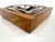 The Rothschild Collection 1960s Rothschild Mid Century Walnut & Glass Catchall For Sale - Image 4 of 10