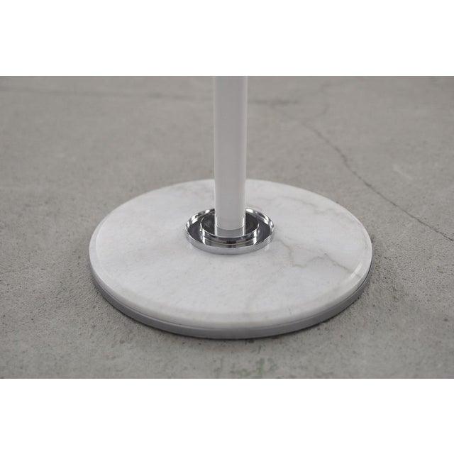 Mid-Century Modern White Floor Coat Rack, 1990s For Sale - Image 6 of 10