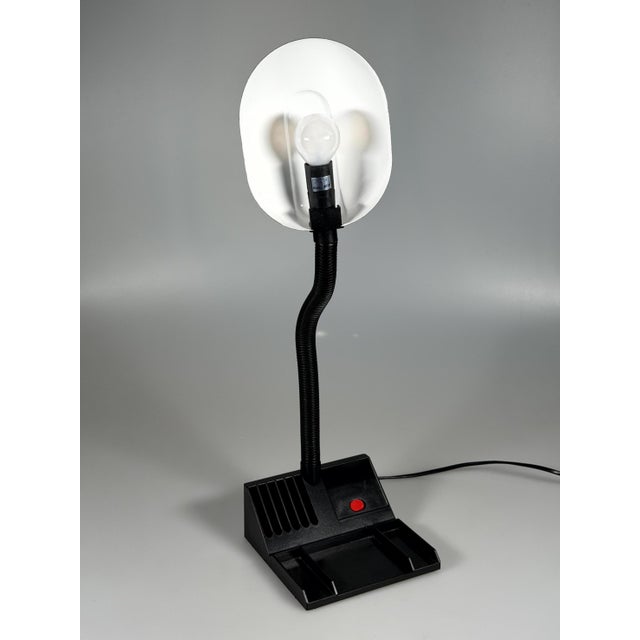 Space Age Adjustable Gooseneck Table Lamp in Metal and Plastic, 1960s For Sale - Image 8 of 12