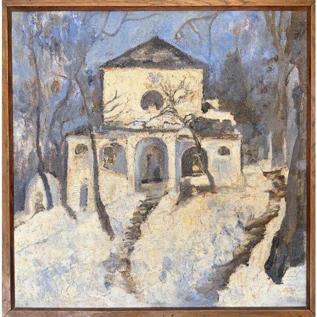 Curt Ziegra, St. Anton – Super Villa, Oil Painting on Canvas For Sale - Image 13 of 13