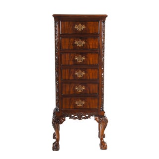 Niagara Furniture Chippendale Mahogany Lingerie Chest For Sale