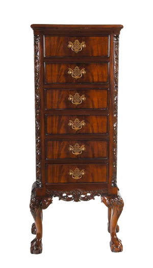 Niagara Furniture Chippendale Mahogany Lingerie Chest