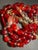 Bohemian/Czech Exceptional Glass Ruby Necklace From Jablonec Nad Nisou Region, Mid-Century Pressed Molded Glass For Sale In South Bend - Image 6 of 10