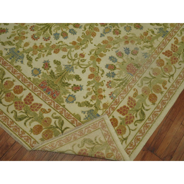 Textile Vintage Zabihi Collection Spanish Cuenca Carpet - 8'4" x 14' For Sale - Image 7 of 8