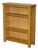 English Open Dwarf Library Bookcase in Light Oak For Sale