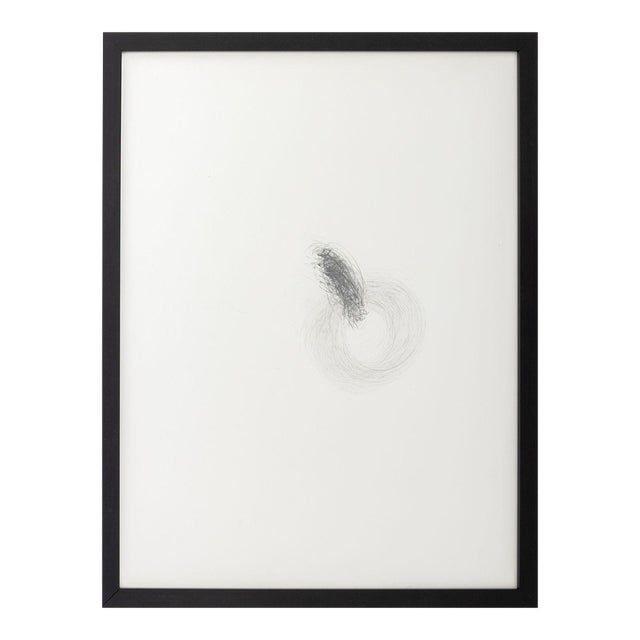 Alan Saret "Entered O Cast-In" Graphite, 1983 For Sale