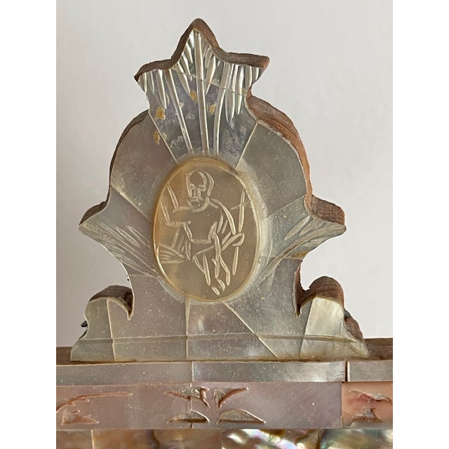 Religious Antique Mother of Pearl Last Supper Religious Diorama For Sale - Image 3 of 6