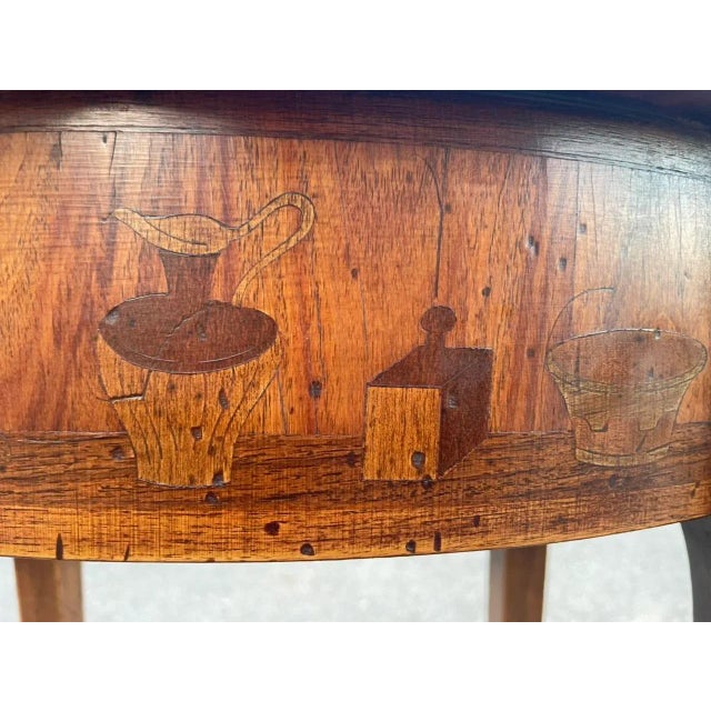 Antique Inlaid Kidney Shaped Table For Sale - Image 16 of 18