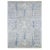 Wool and Pure Silk Hand Knotted Blue Rug For Sale - Image 12 of 12