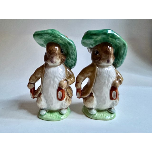 Pair Beswick "Benjamin Bunny" Porcelain Figurines, C. 1970's For Sale - Image 18 of 18