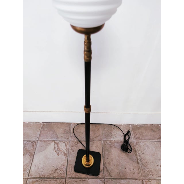 Black Mid-Century Telescopic Floor Lamp For Sale - Image 8 of 15