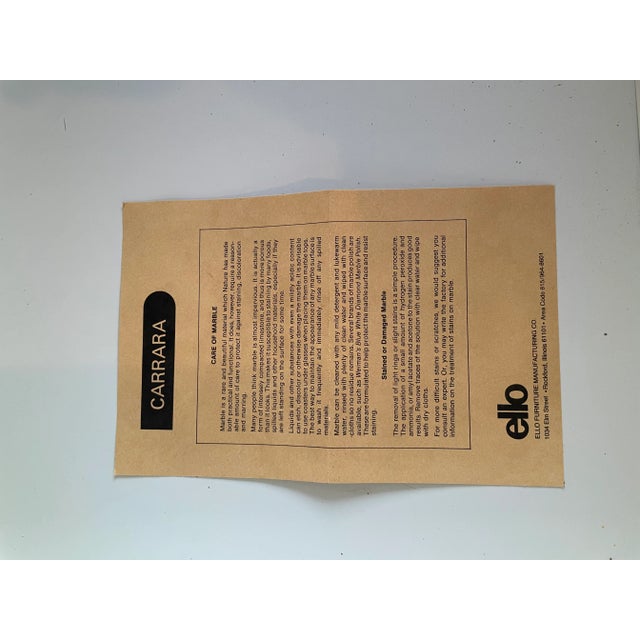 Ello Travertine and Brushed Brass Credenza For Sale - Image 12 of 13