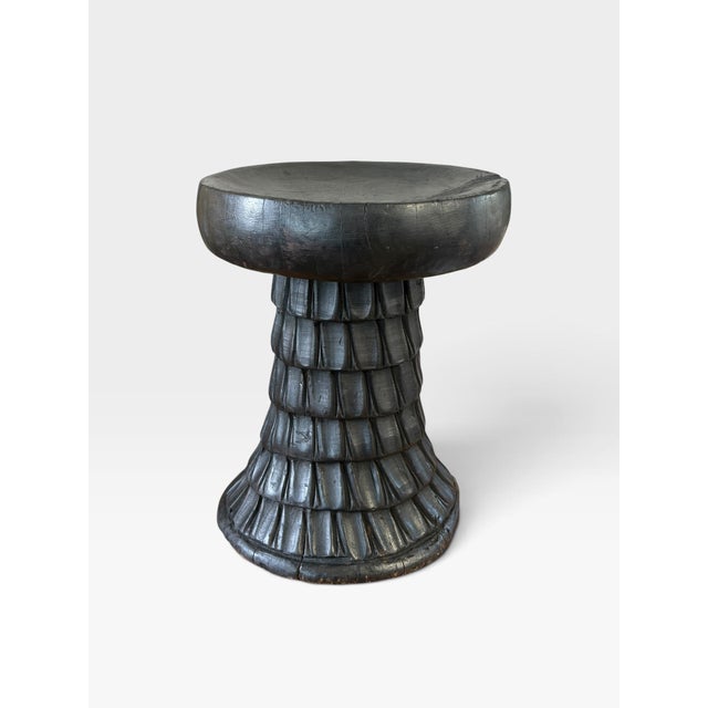 Vintage Tribal Nobility Bamileke Stool/Table Cameroon 15" H For Sale - Image 9 of 10