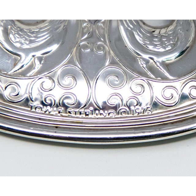 1973 Towle Sterling Ornament Three French Hens For Sale In Nashville - Image 6 of 7