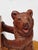 Wooden Black Forest Bookends with Hand-Carved Bears by Geschwister Sarbach, Switzerland, 1930s, Set of 2 For Sale - Image 6 of 16