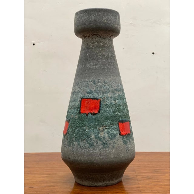 Very nice West Germany decorative vase 1960s designed and manufactured in Germany 1960 by Bay Ceramic, in perfect...