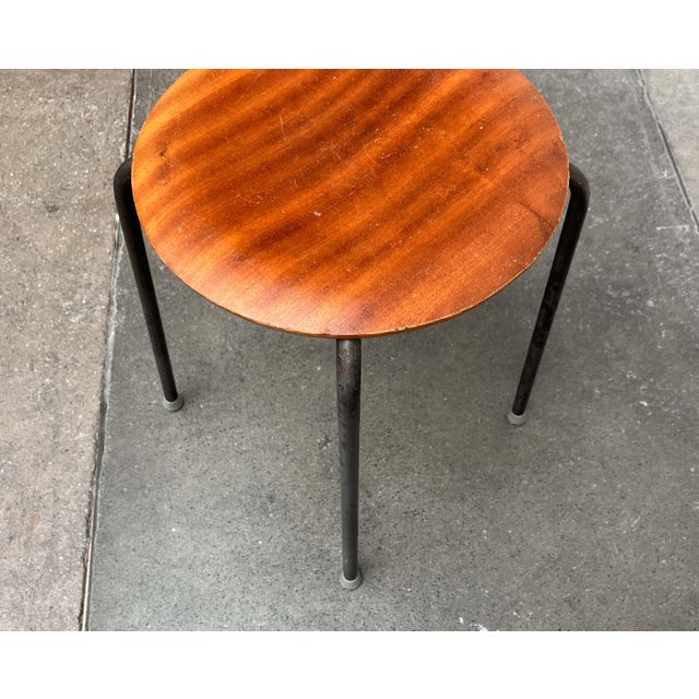 Mid-Century Modern Danish Teak Stool, 1960s For Sale - Image 10 of 18