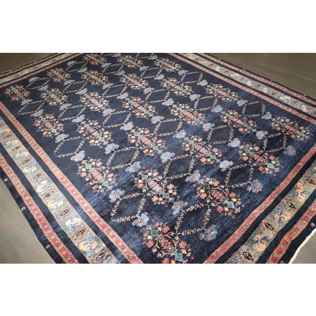 Stunning Persian Kashkuli Wool Rug Rug For Sale - Image 9 of 12