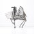 1970s Stan Bennett Pegasus Hanging Wire Sculpture, California Studio Craft, Kinetic Art For Sale - Image 9 of 10