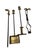 Metal Fireplace Tools by David Marshall, 1970s, Set of 5 For Sale - Image 7 of 9