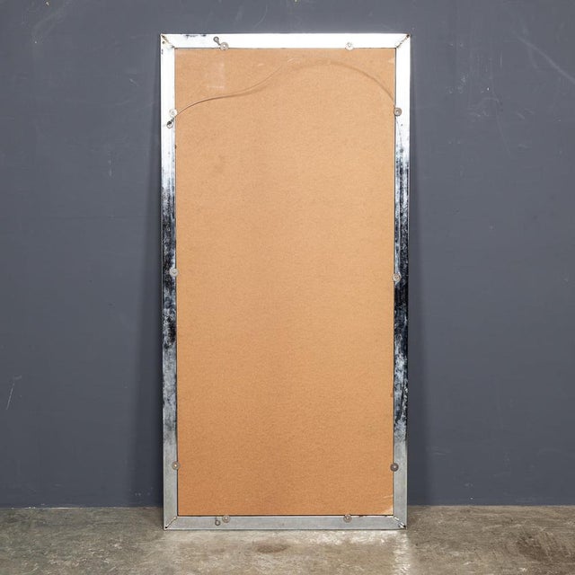 Metal and Brass Framed Mirror with Smoked Glass from Belgo Chrome, 1970s For Sale - Image 11 of 13