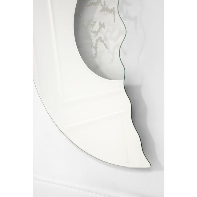 Postmodern Nanda Vigo Mirror Scuttle by Nanda Vigo, 1980s For Sale - Image 3 of 4