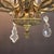 Antique Bronze & Brass 8-Light Chandelier With Italian Cut Crystals C1930 For Sale - Image 10 of 17