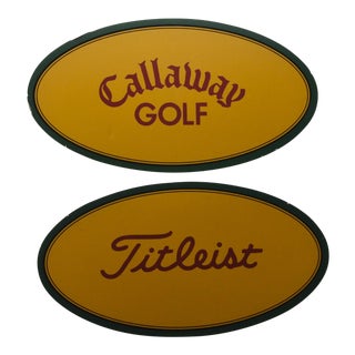 Vintage Golf Store Signs - a Pair For Sale