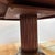 Late 20th Century Art Deco Style Mahogany Pedestal Dining Table, 59 Inches For Sale - Image 5 of 12