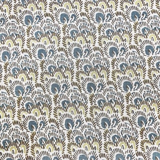 Boho Chic Peter Fasano Bargello Linen Designer Fabric by the Yard For Sale