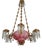 Antique Gilt Bronze and Glass Chandelier, 19th Century For Sale