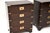 Brown Military Campaign Bedside Chests, 1930, Set of 2 For Sale - Image 8 of 11