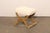 French French Louis XVI Inspired Curule Stool For Sale - Image 3 of 13