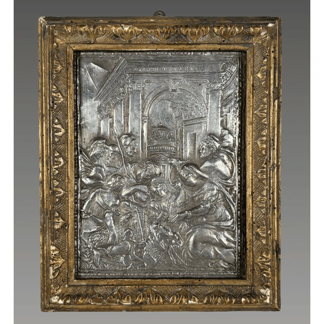 Gian Federigo Bonzagni, Argent lAdoration Des Bergers, 1800s, Silver For Sale - Image 4 of 4