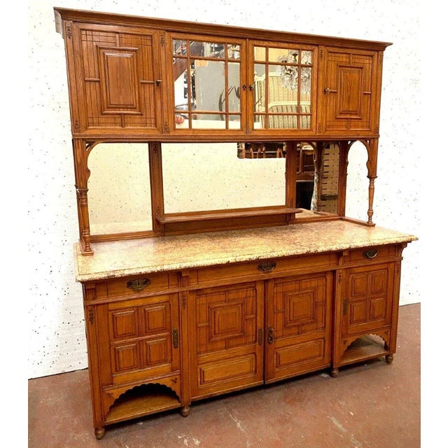 Louis XVI Style Elm Display Cabinet, 19th Century For Sale - Image 4 of 10