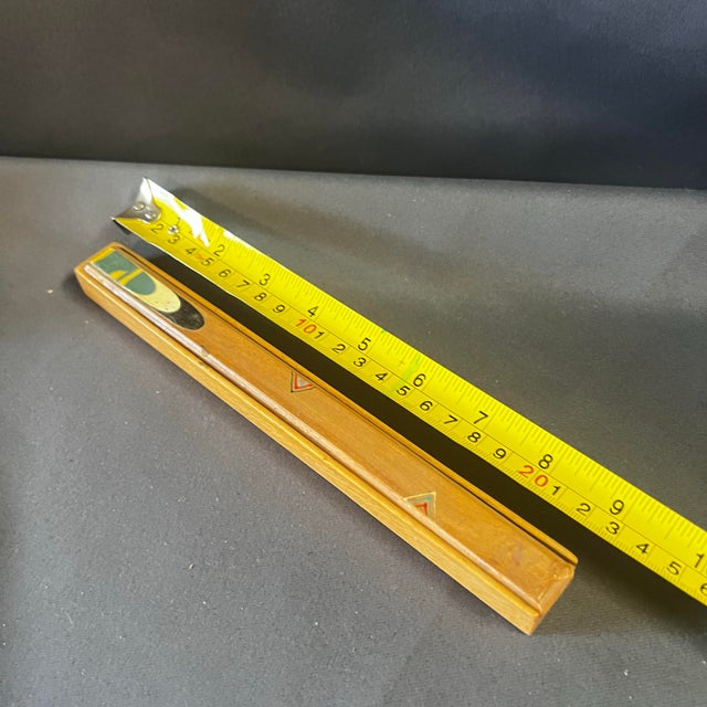 Japanese Vintage Japanese Teak Chopsticks Box With Mop Inlay Lacquer Chopsticks For Sale - Image 3 of 9