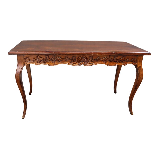 French Style Carved Writing Desk Chairish