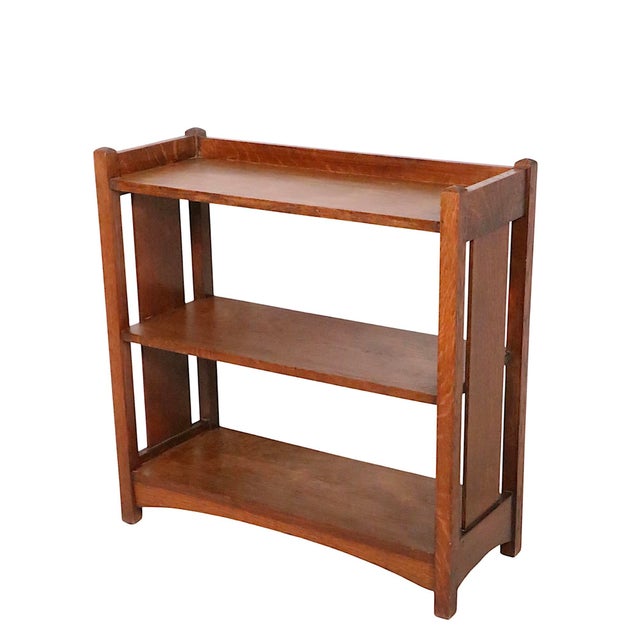 Early 20th Century Arts and Crafts Mission Bookshelf by Limberts C. 1910 For Sale - Image 5 of 17