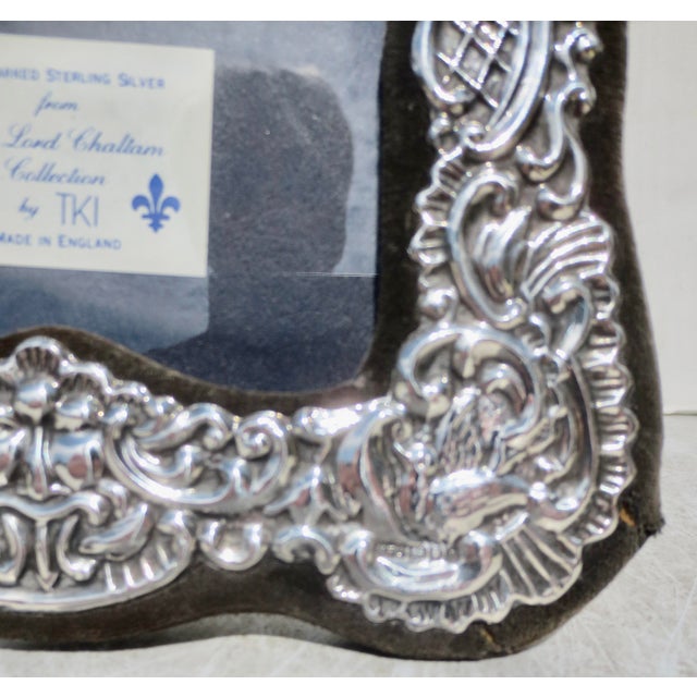 Metal T K I "Lord Chatham Collection" Sterling Silver Photo Frame For Sale - Image 7 of 7