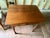 Antique Victorian Style Burled Wood Inlaid Walnut Single Drawer Side Hall Table For Sale In Washington DC - Image 6 of 17
