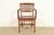 Art Deco Antique Arts & Crafts Carved Walnut Banker's Chair, Circa 1920s For Sale - Image 3 of 12