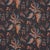 SAMPLE - Schumacher Apolline Botanical Fabric In Rouge & Noir For Sale