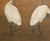 Wood 1960s Shōwa Era Japanese Byobu Screen "Big Old Tree and Egrets" For Sale - Image 7 of 18