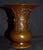 Antique Japanese Bronze Vase With Figural and Landsape Motif For Sale - Image 13 of 14