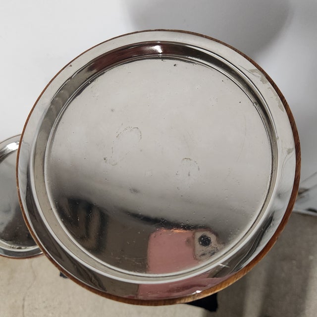 Global Views Modern Mango Wood & Acrylic Pillar Candle Holders – Contemporary Minimalist Decor-Set of 2 For Sale In Chicago - Image 6 of 6