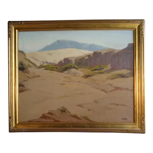 Sam Hyde Harris Desert Landscape Oil on Canvas