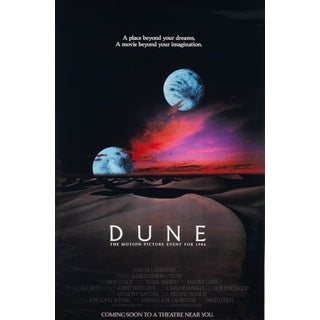 Dune 1984 Original Vintage Poster For Sale
