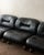Italian Leather and Chrome Lounge Chairs, 1980s, Set of 3 For Sale - Image 6 of 18